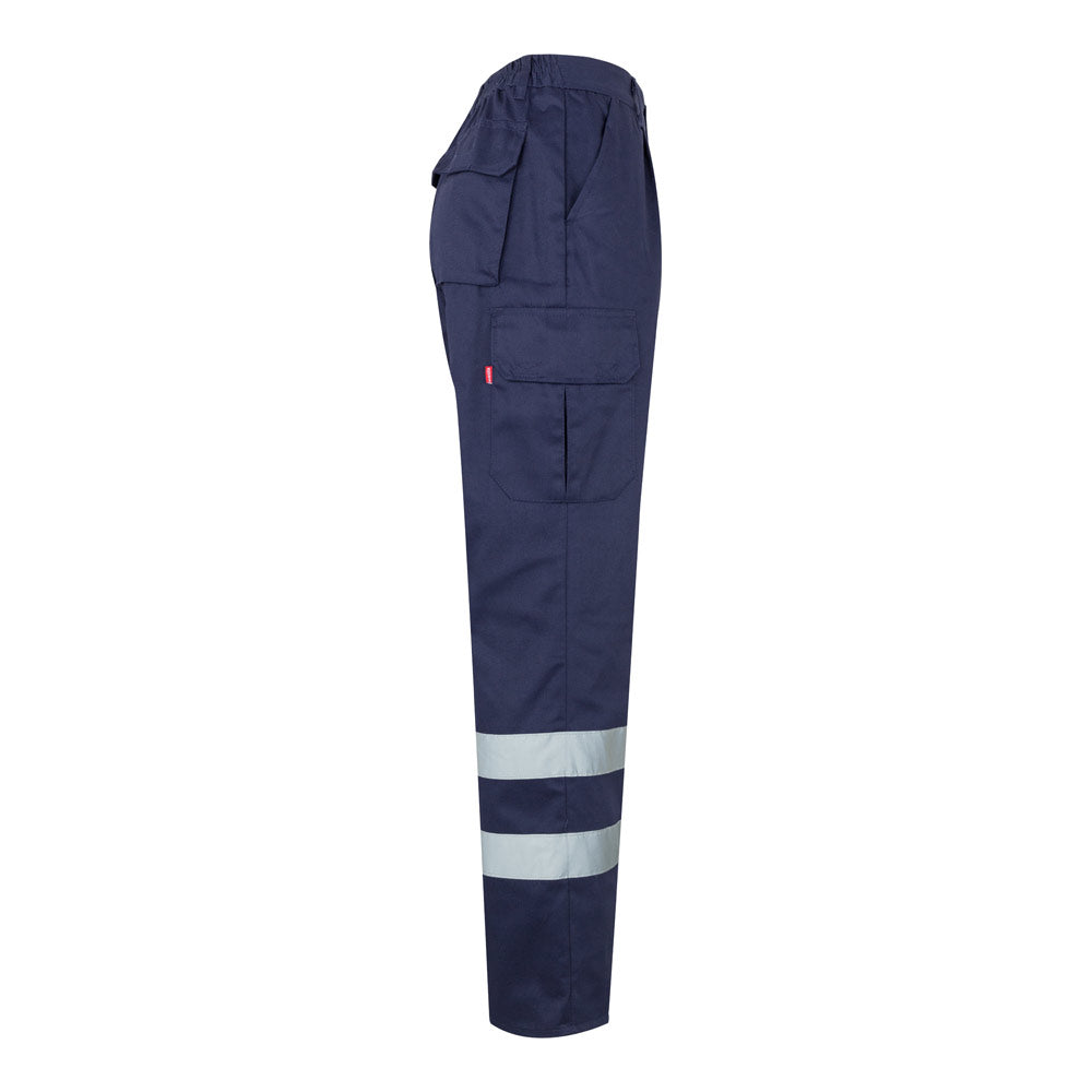 Vl Asclepius. Multi-Pocket Twill Trousers (200G/M²), In Cotton (35%) And Polyester (65%)