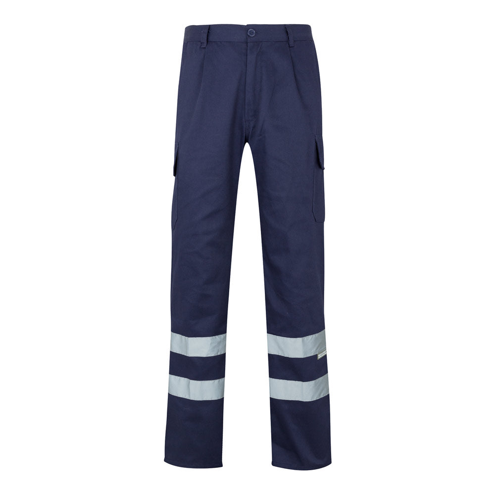 Vl Asclepius. Multi-Pocket Twill Trousers (200G/M²), In Cotton (35%) And Polyester (65%)