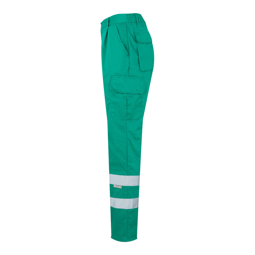 Vl Asclepius. Multi-Pocket Twill Trousers (200G/M²), In Cotton (35%) And Polyester (65%)