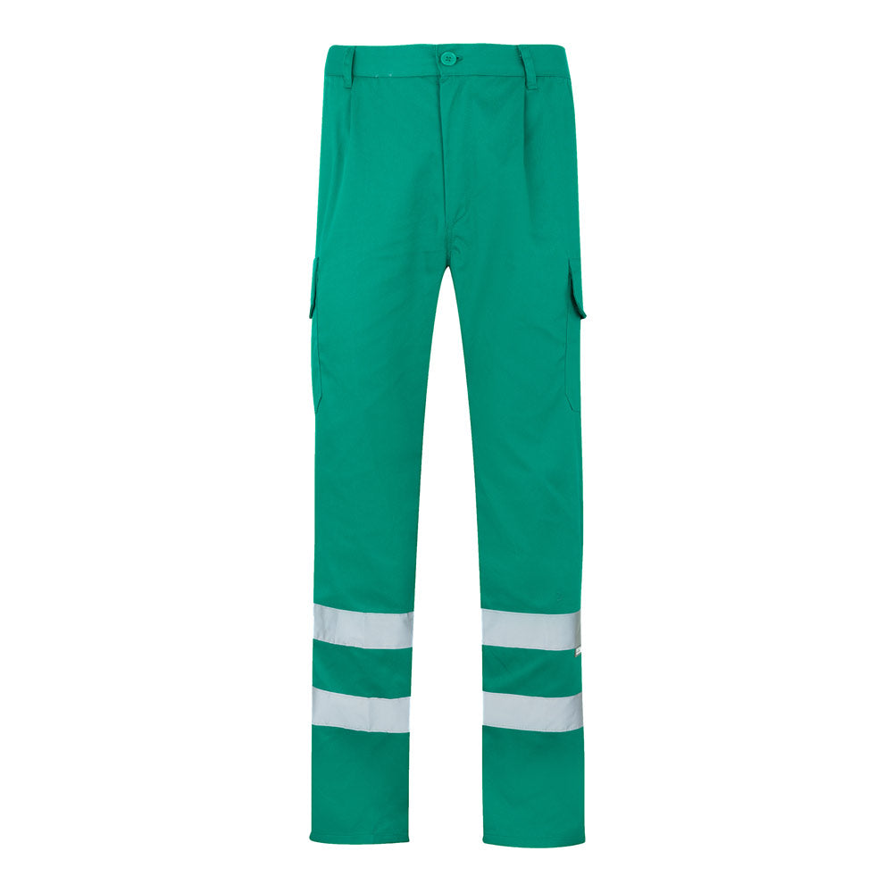 Vl Asclepius. Multi-Pocket Twill Trousers (200G/M²), In Cotton (35%) And Polyester (65%)