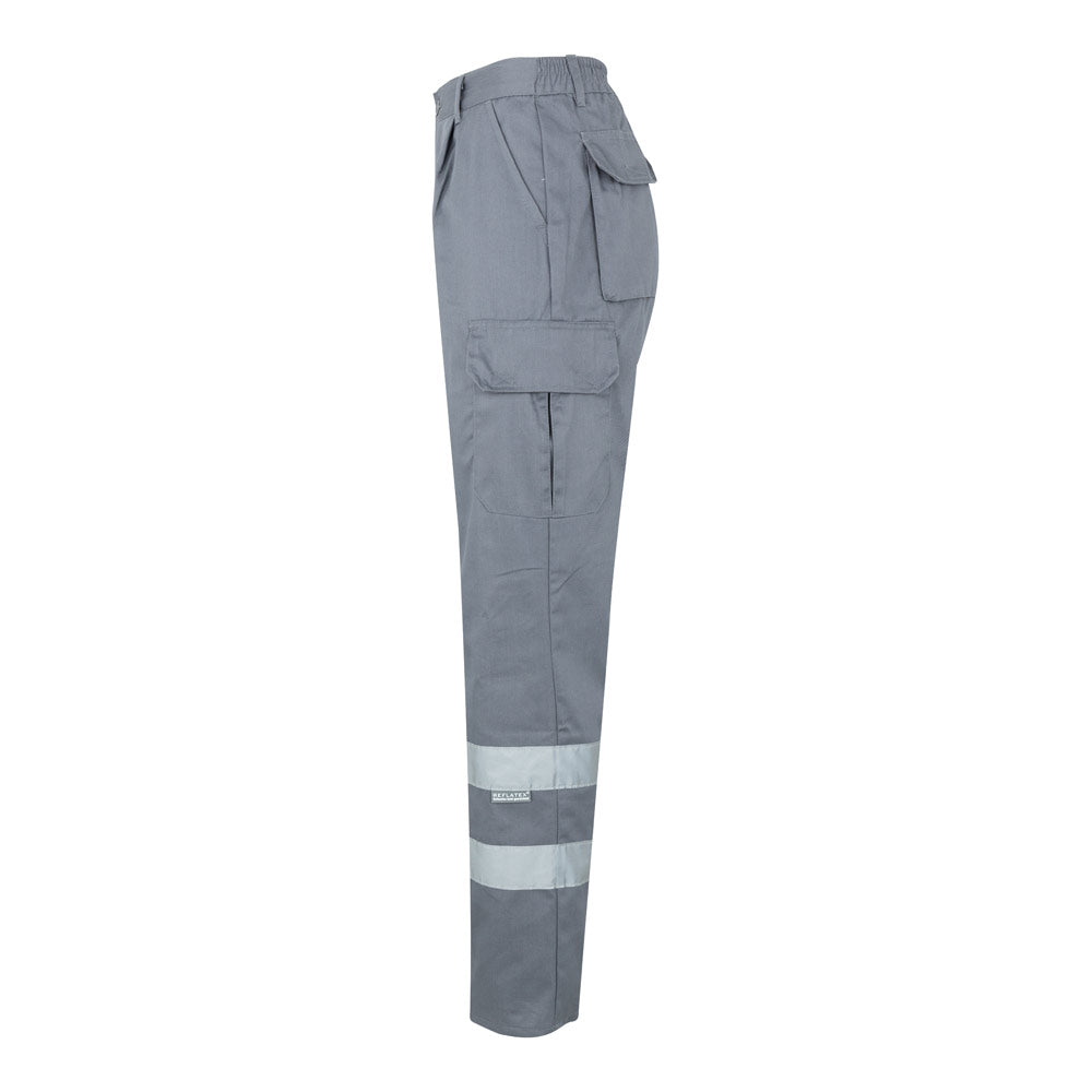 Vl Asclepius. Multi-Pocket Twill Trousers (200G/M²), In Cotton (35%) And Polyester (65%)