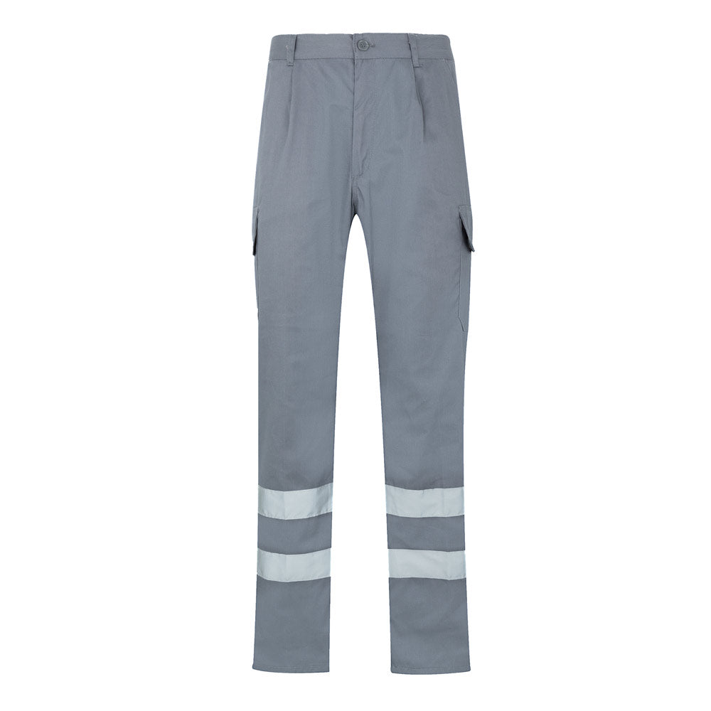 Vl Asclepius. Multi-Pocket Twill Trousers (200G/M²), In Cotton (35%) And Polyester (65%)