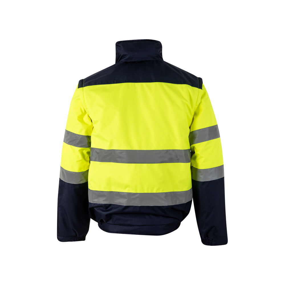 Vl Jupiter. Two-Tone Padded Jacket (180G/M²) In Polyester (100%), With Pu Coating