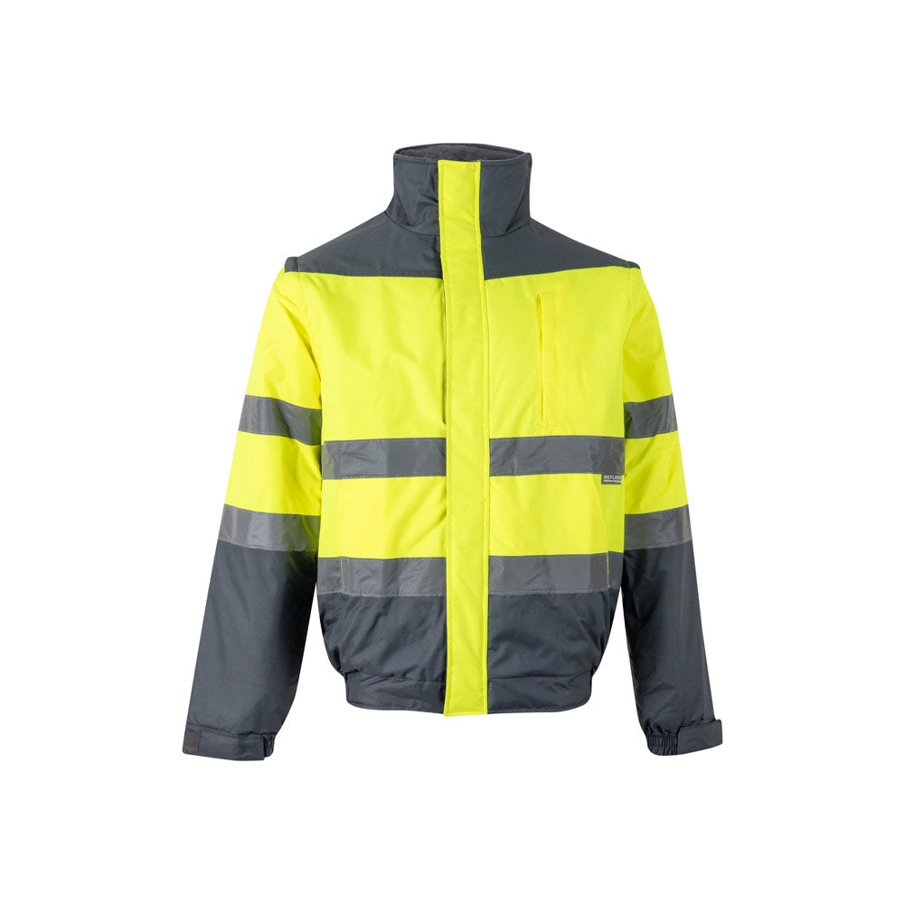Vl Jupiter. Two-Tone Padded Jacket (180G/M²) In Polyester (100%), With Pu Coating