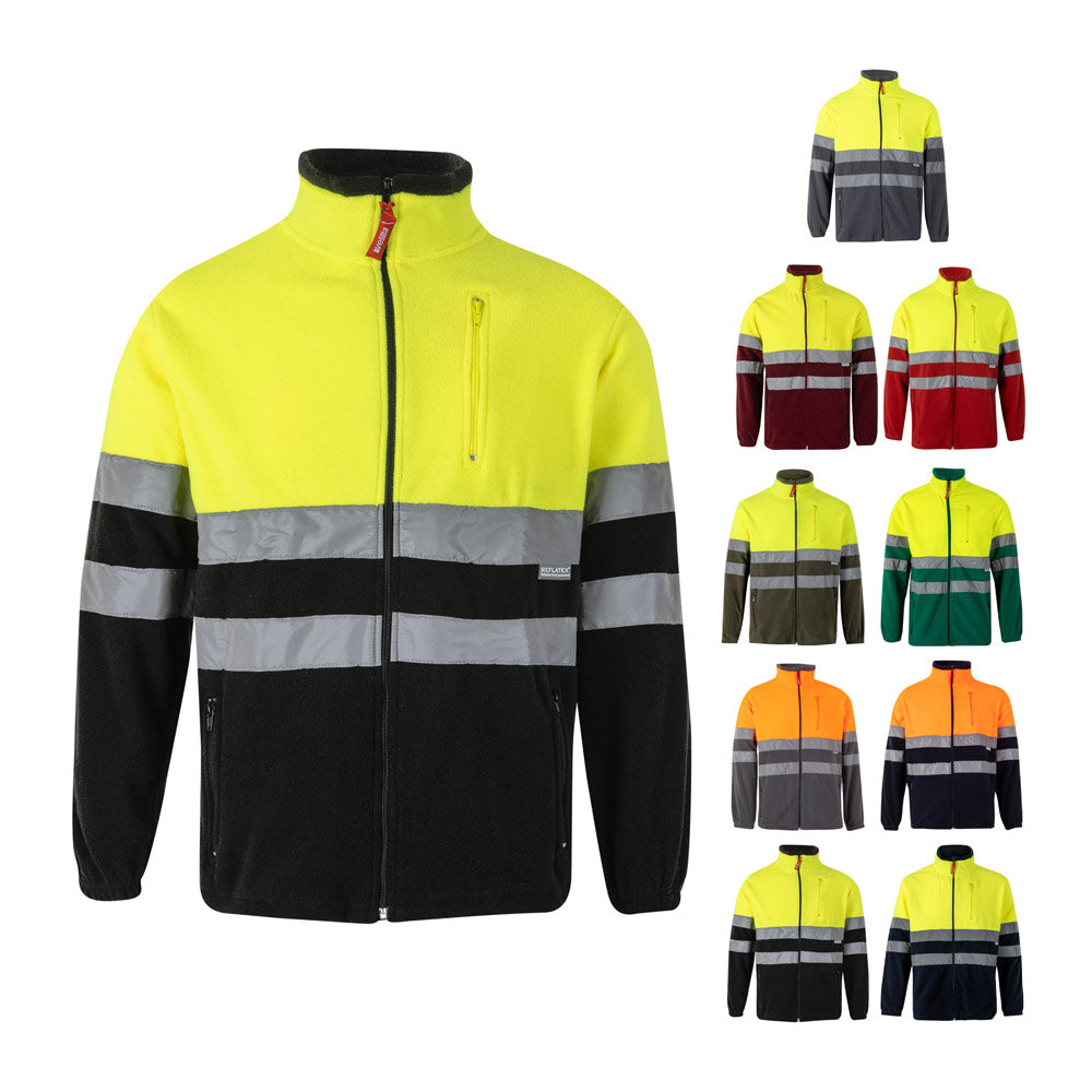 Vl Eros. Two-Tone Fleece Jacket (280G/M²), In Polyester (100%)
