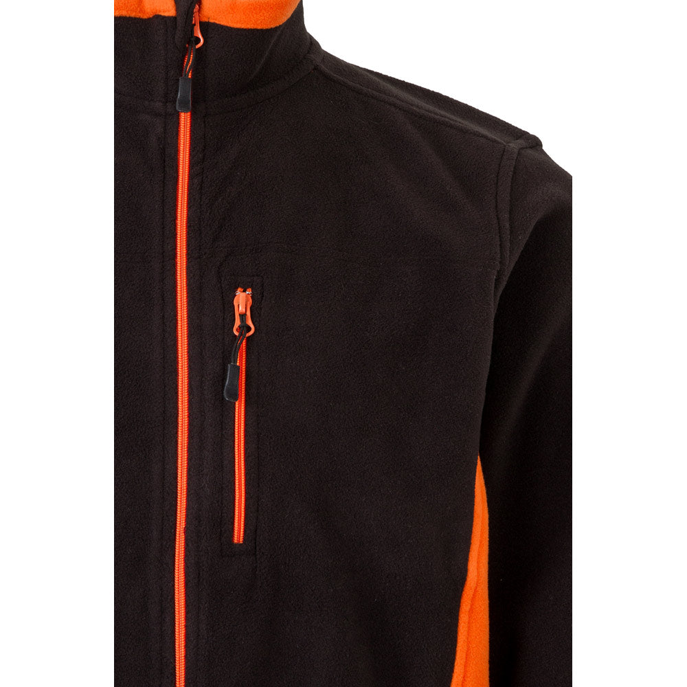 Vl Geras. Two-Tone Fleece Jacket (220G/M²) In Polyester (100%)