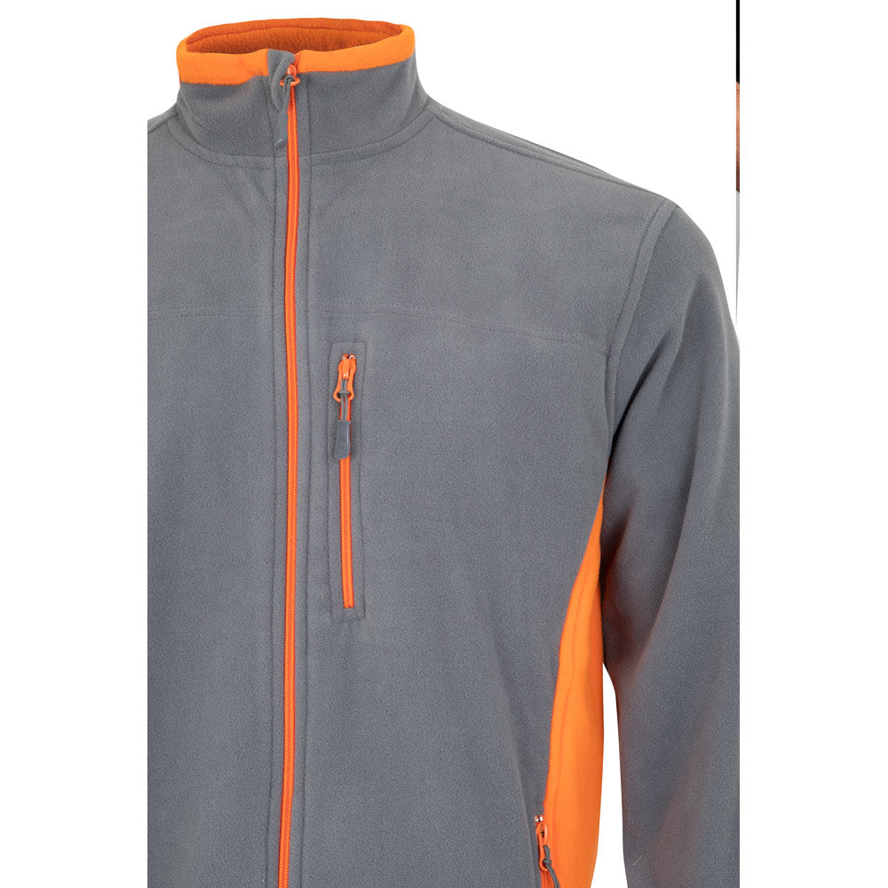 Vl Geras. Two-Tone Fleece Jacket (220G/M²) In Polyester (100%)