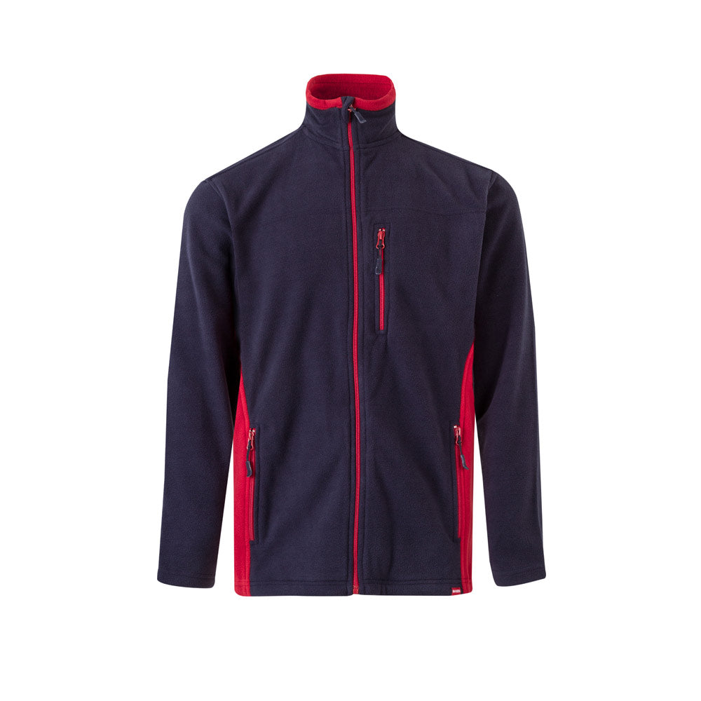 Vl Geras. Two-Tone Fleece Jacket (220G/M²) In Polyester (100%)