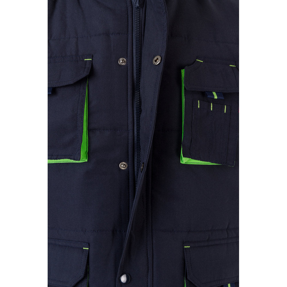 Vl Nergal. Padded Vest, Two-Tone, Multi-Pocket (120G/M²), In Polyester (100%)