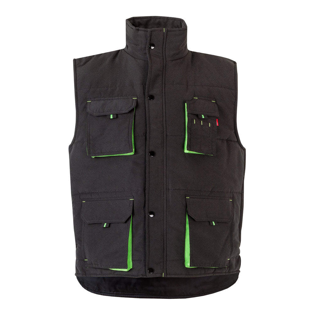 Vl Nergal. Padded Vest, Two-Tone, Multi-Pocket (120G/M²), In Polyester (100%)