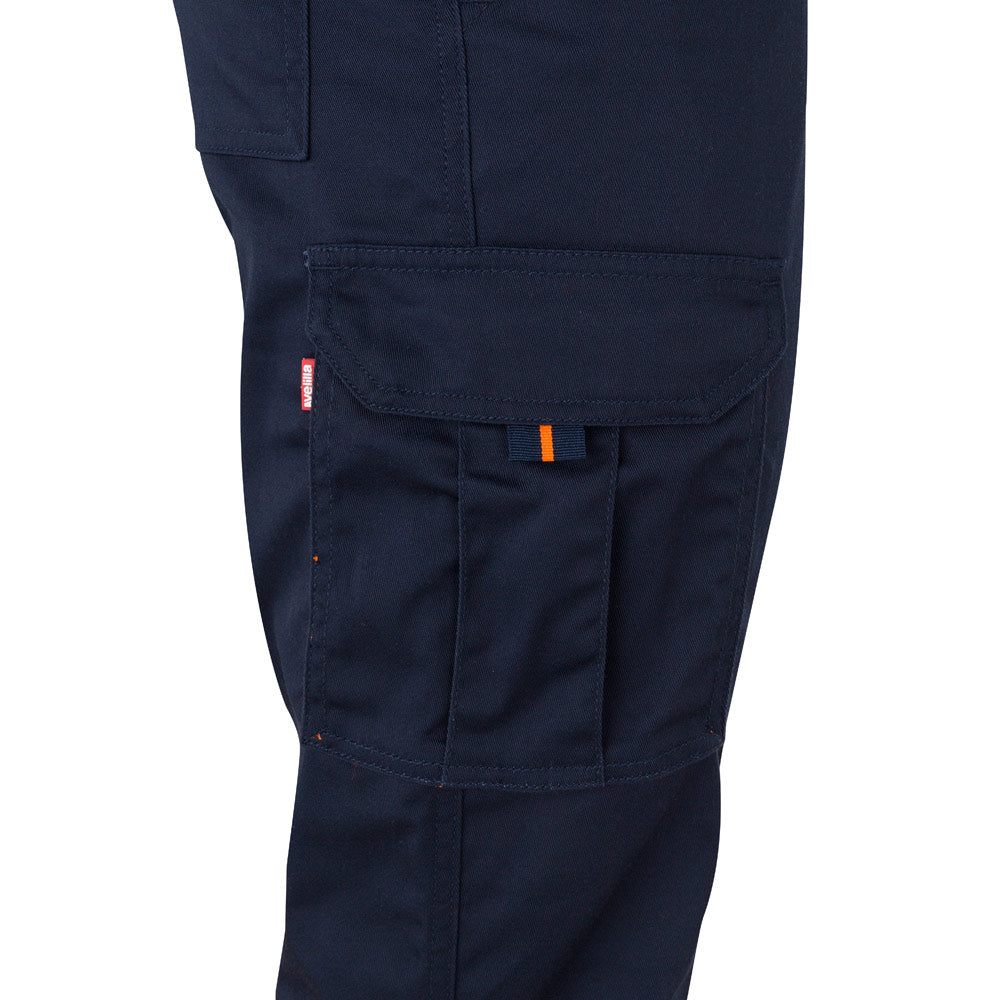Vl Zeus. Two-Tone, Multi-Pocket Stretch Trousers (240G/M²), In Cotton (46%), Eme (38%) And Polyester (16%)