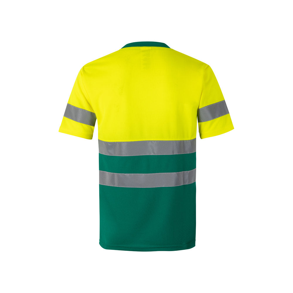 Vl Brahma. Two-Tone Bird-Eye Technical T-Shirt (140G/M²), In Polyester (100%)