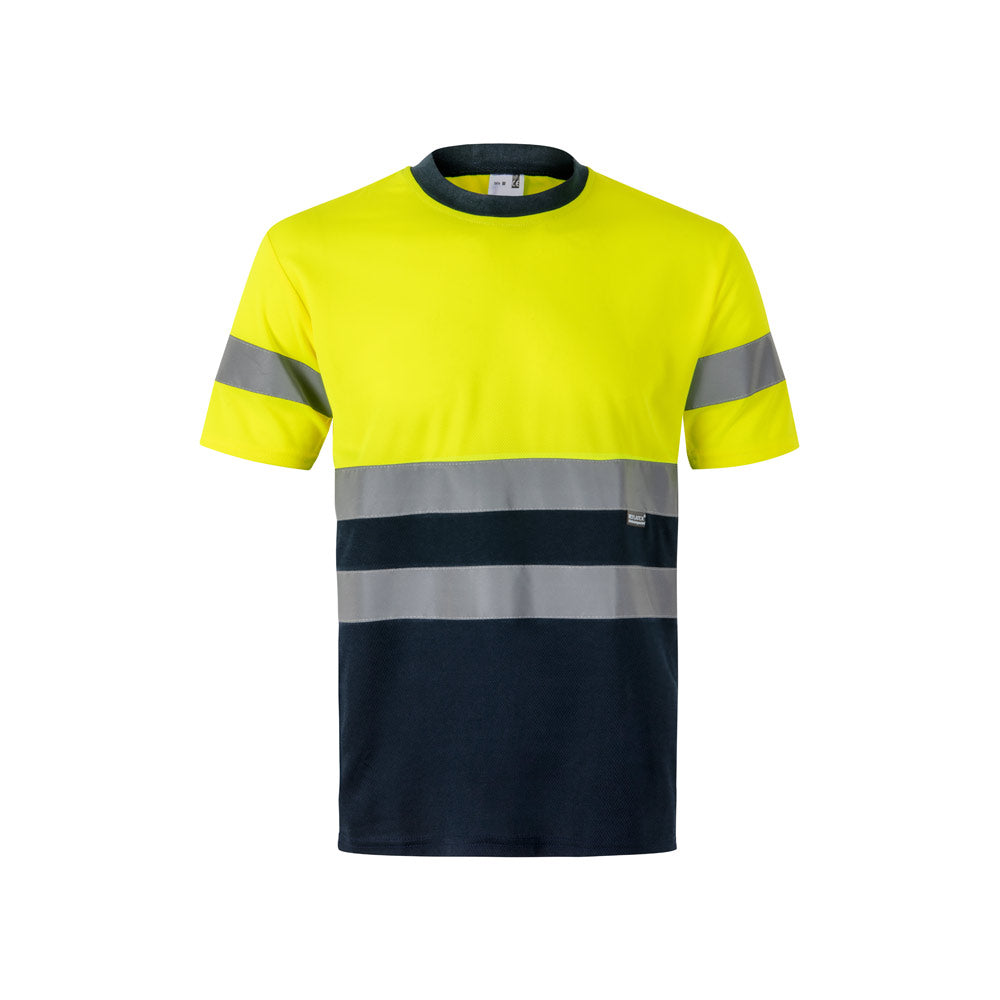 Vl Brahma Large. Two-Tone Bird-Eye Technical T-Shirt (140G/M²), In Polyester (100%)