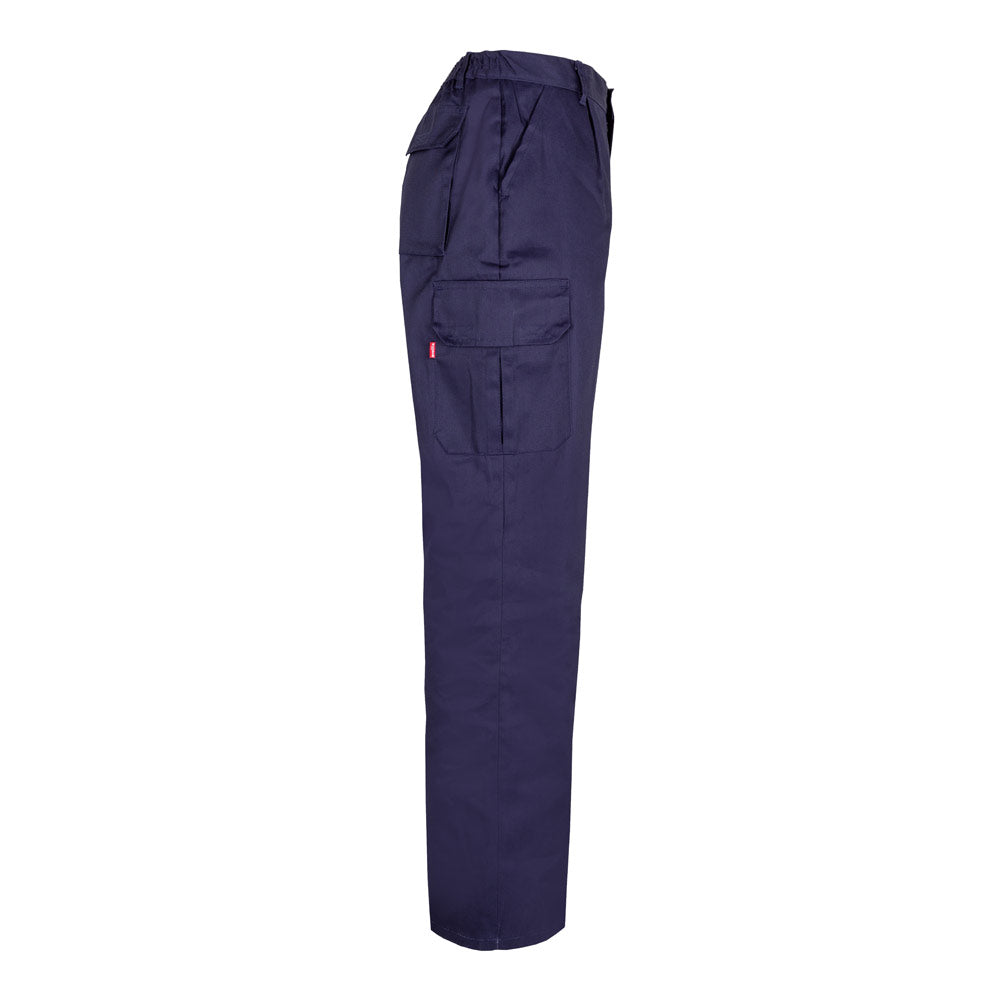 Vl Mabon. Multi-Pocket Twill Trousers (200G/M²), In Cotton (35%) And Polyester (65%)