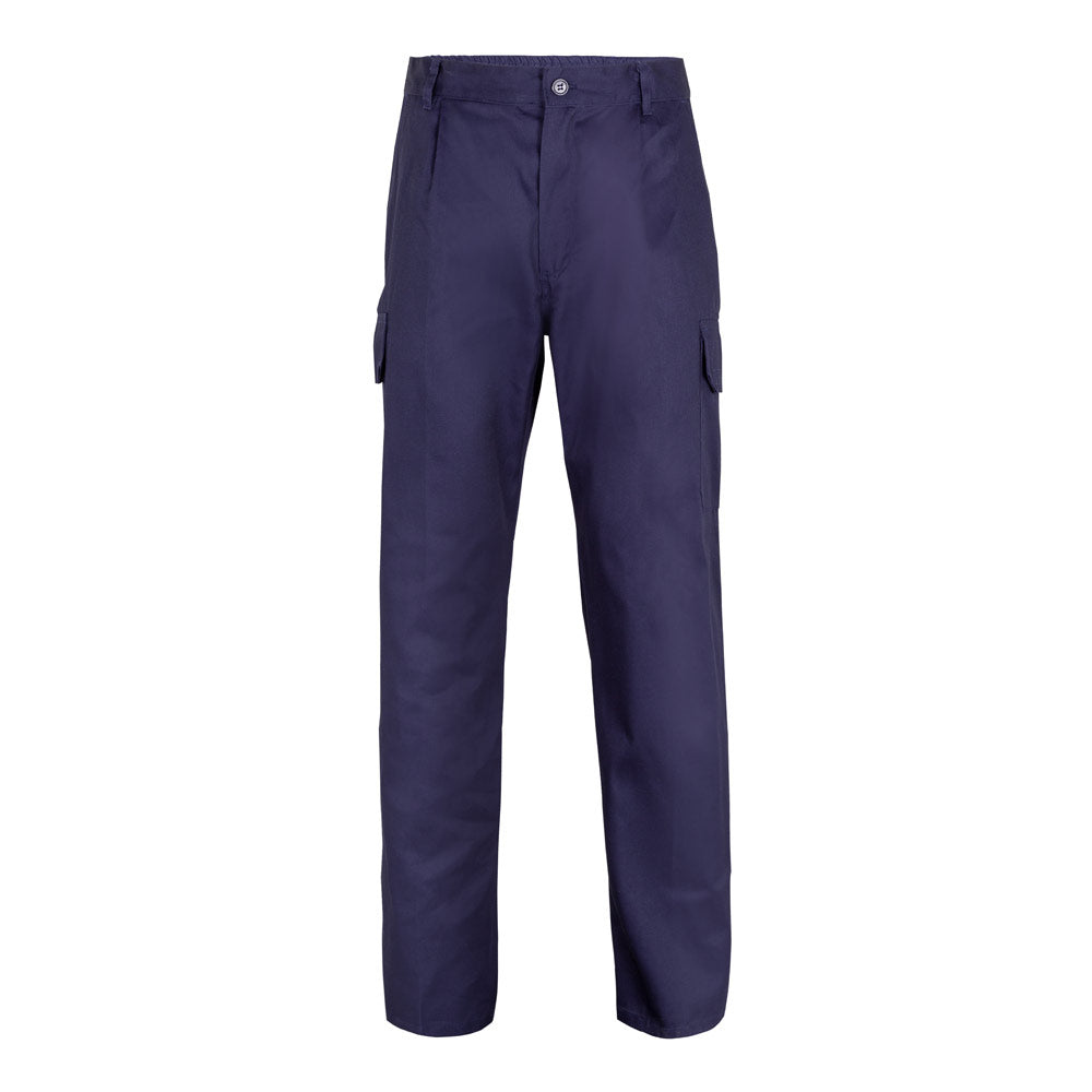 Vl Mabon. Multi-Pocket Twill Trousers (200G/M²), In Cotton (35%) And Polyester (65%)