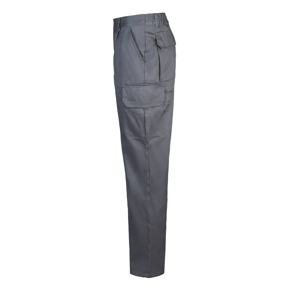Vl Mabon. Multi-Pocket Twill Trousers (200G/M²), In Cotton (35%) And Polyester (65%)