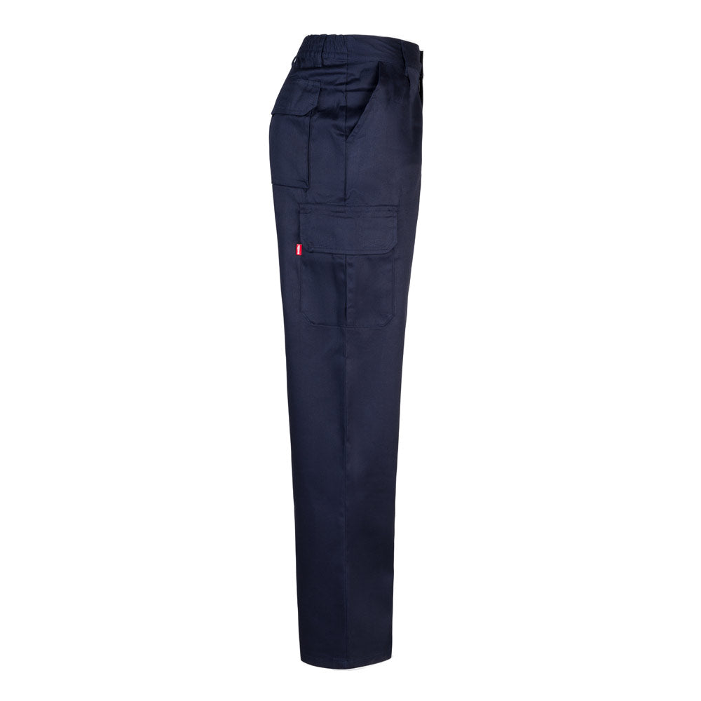 Vl Mabon. Multi-Pocket Twill Trousers (200G/M²), In Cotton (35%) And Polyester (65%)