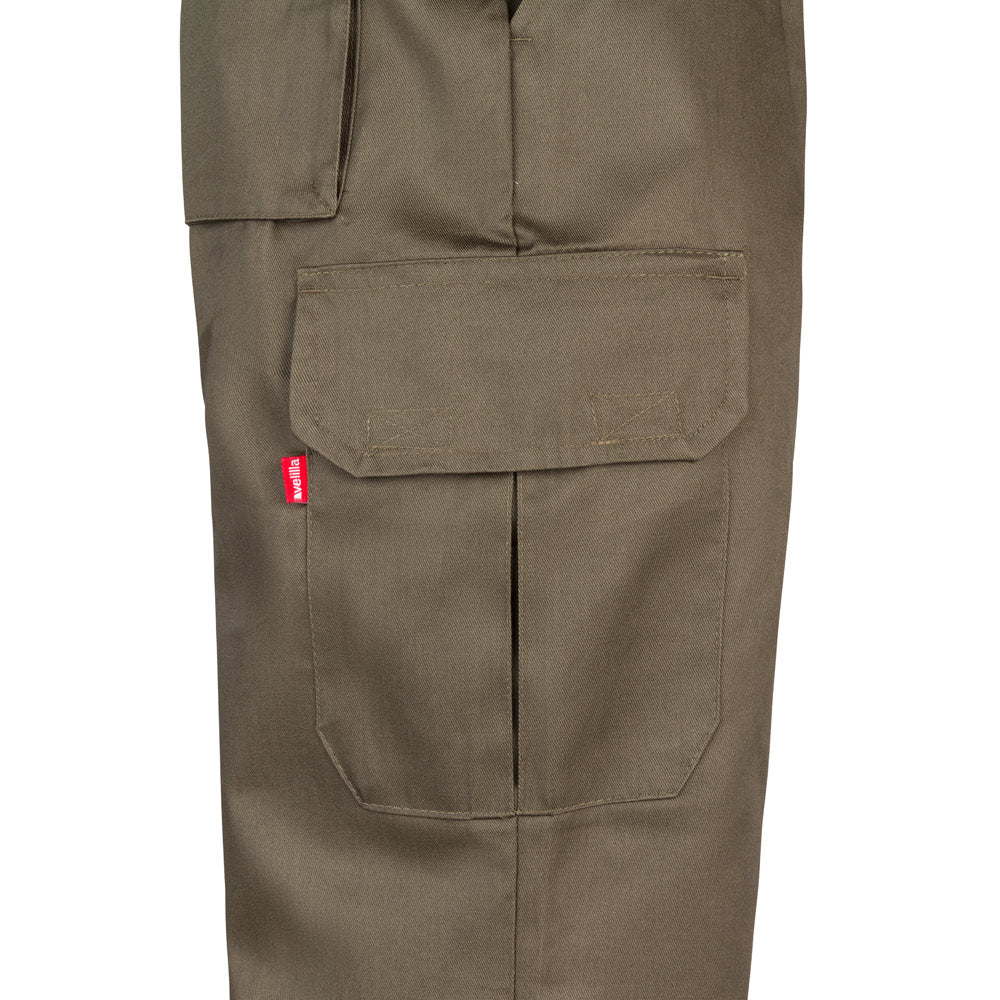 Vl Mabon. Multi-Pocket Twill Trousers (200G/M²), In Cotton (35%) And Polyester (65%)