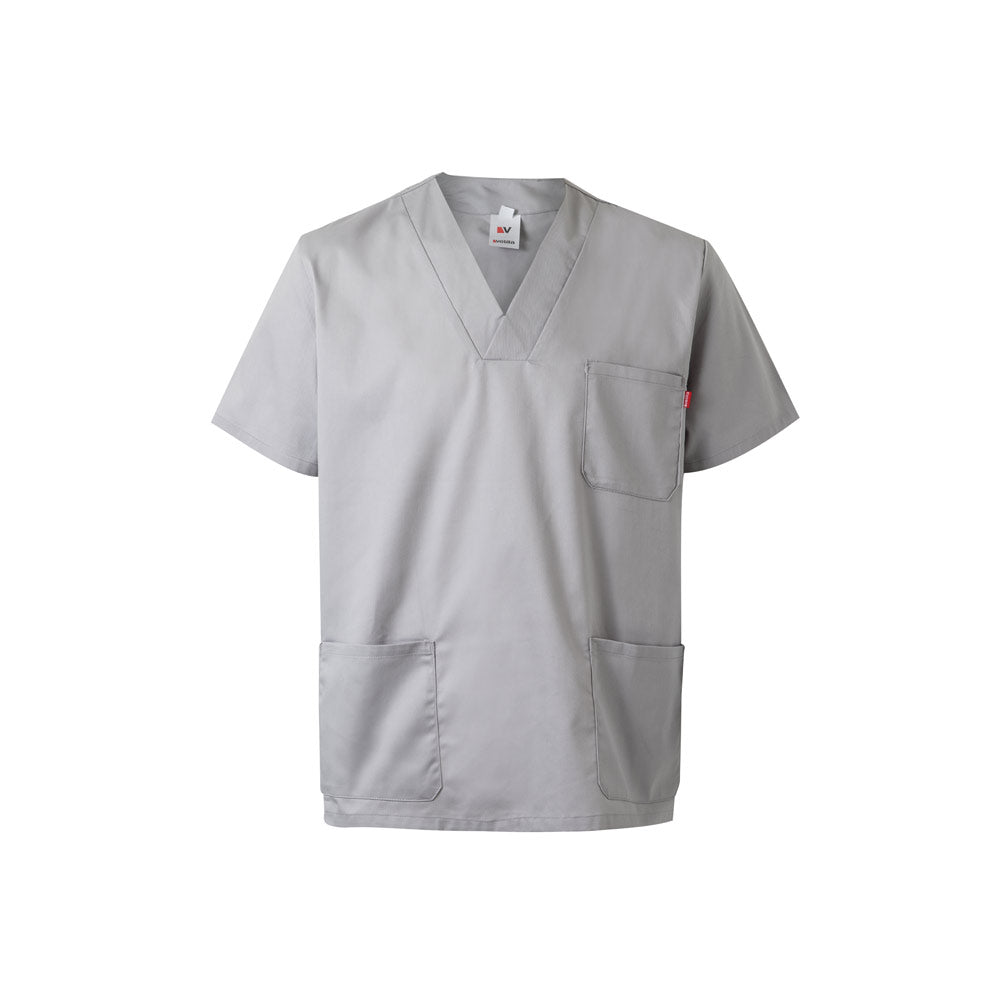 Vl Illapa. Twill Tunic (190G/M²) With Short Sleeves, In Polyester (65%) And Cotton (35%)