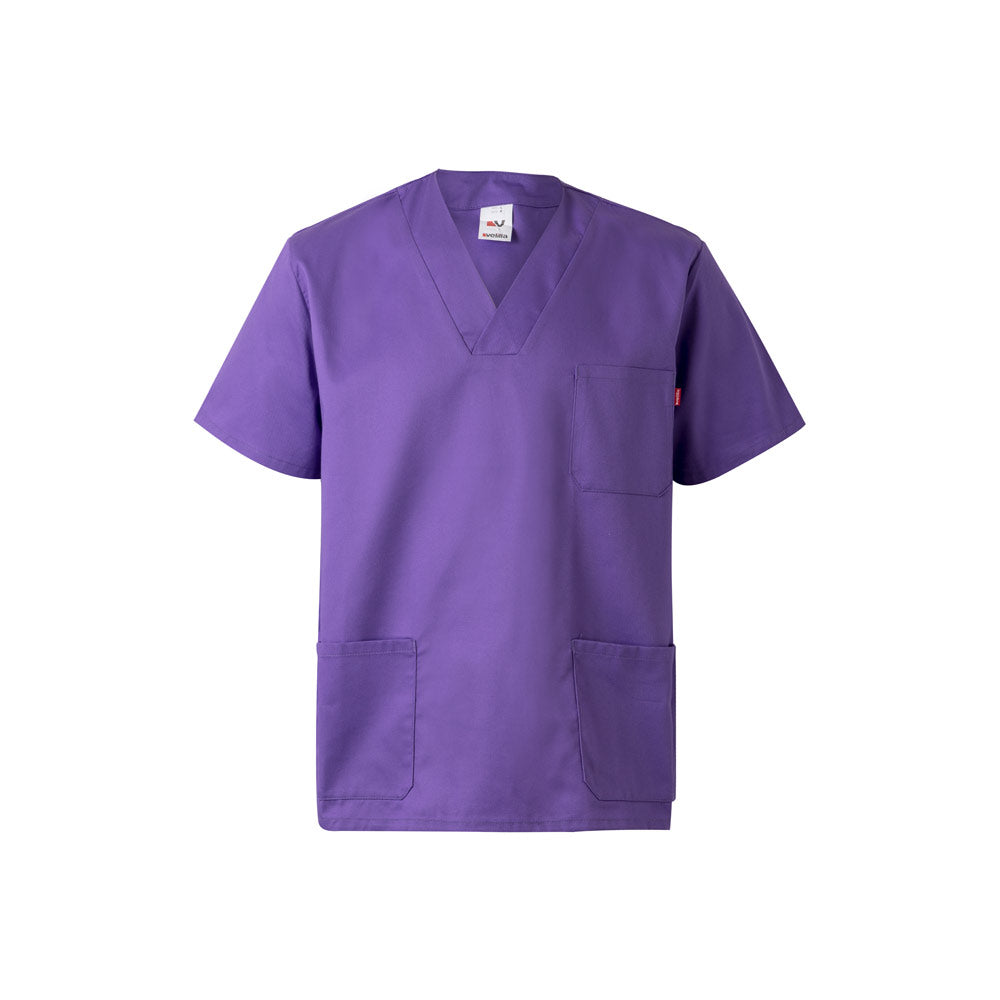 Vl Illapa. Twill Tunic (190G/M²) With Short Sleeves, In Polyester (65%) And Cotton (35%)