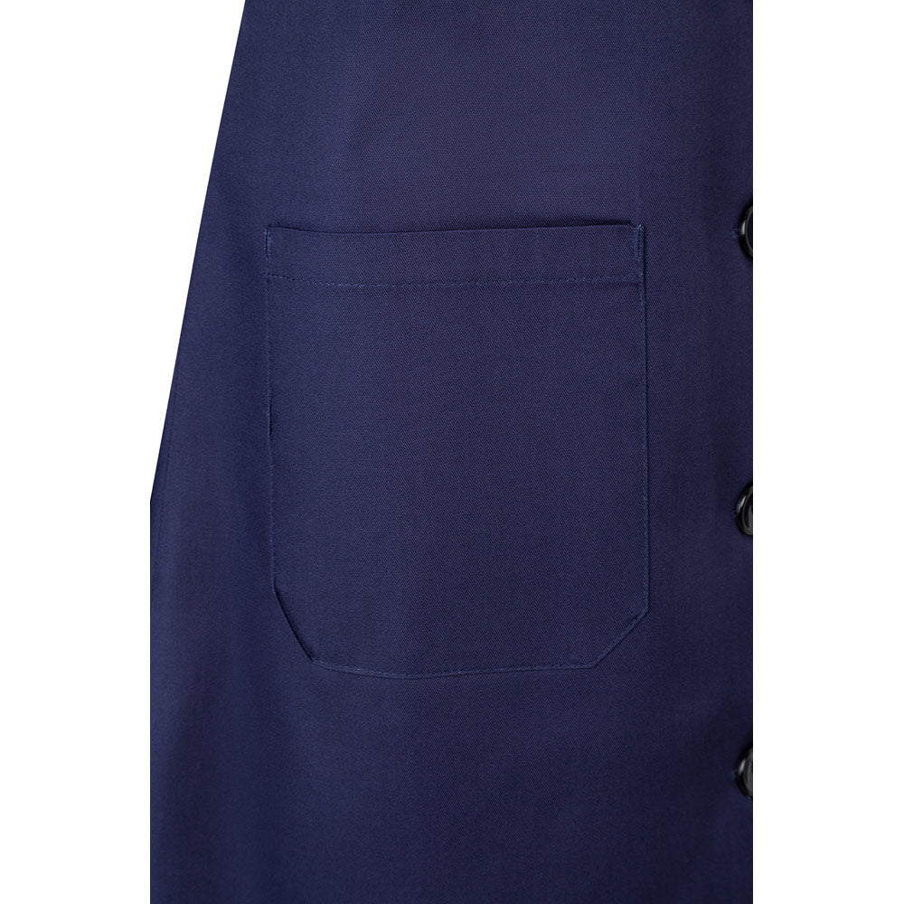 Vl Rama. Long Sleeve Twill Smock (175G/M²), In Cotton Twill (35%) And Polyester (65%)