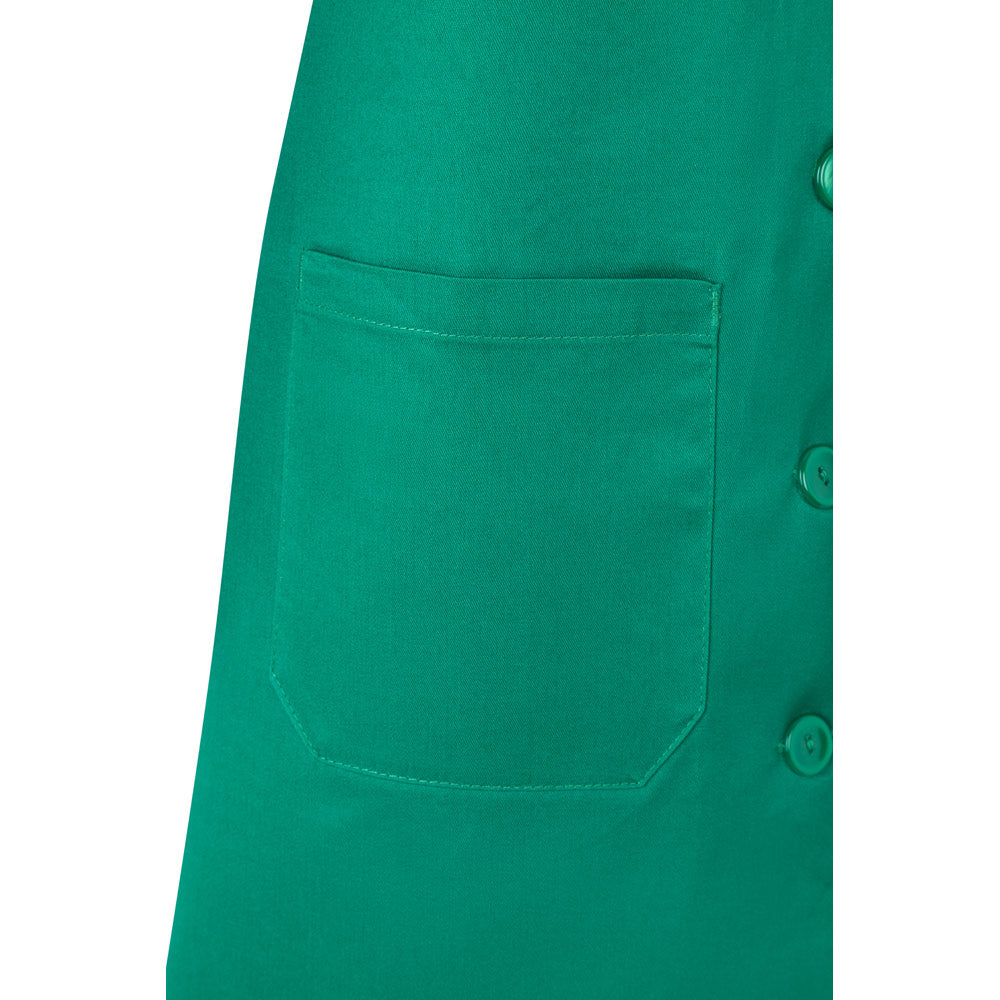Vl Rama. Long Sleeve Twill Smock (175G/M²), In Cotton Twill (35%) And Polyester (65%)