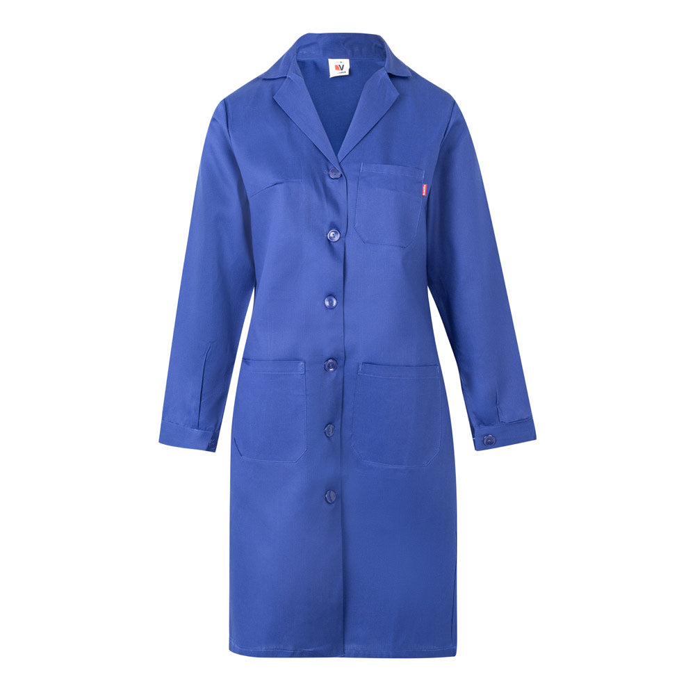 Vl Rama. Long Sleeve Twill Smock (175G/M²), In Cotton Twill (35%) And Polyester (65%)