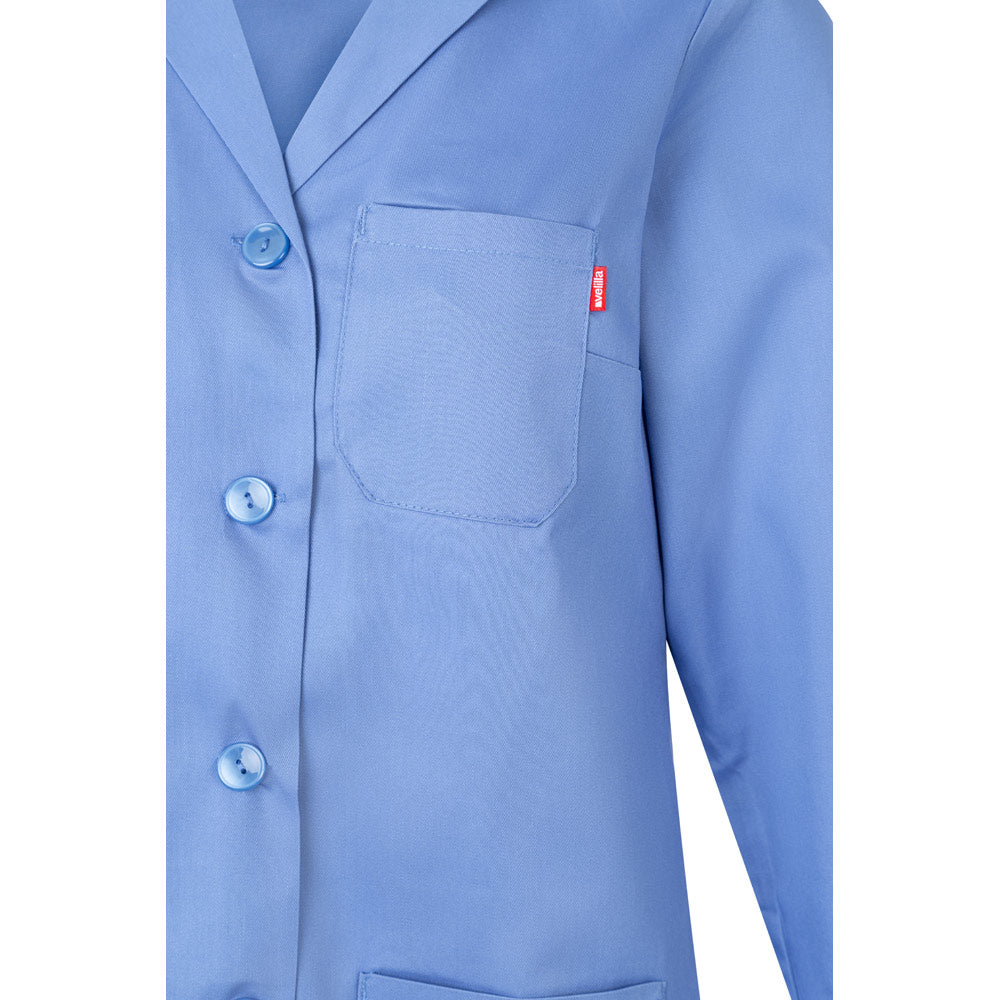 Vl Rama. Long Sleeve Twill Smock (175G/M²), In Cotton Twill (35%) And Polyester (65%)