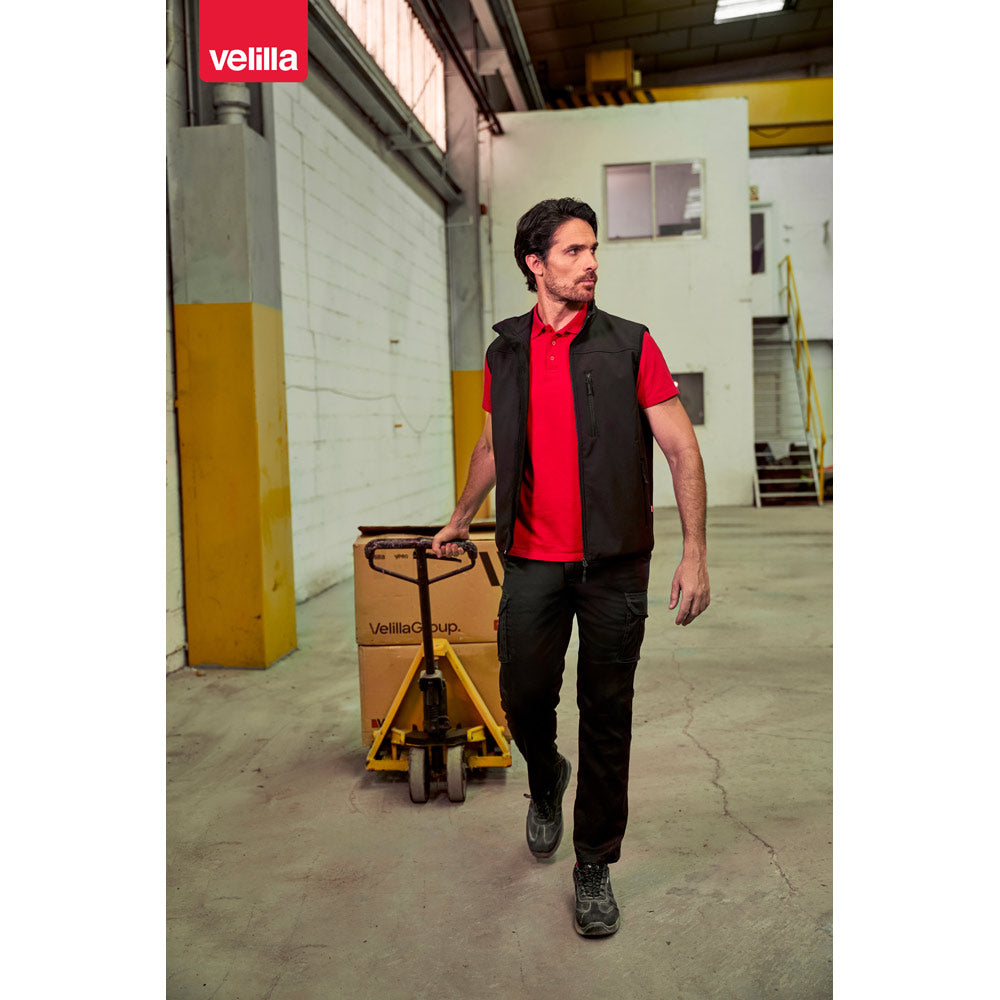 Vl Varuna. Soft Shell Vest (280G/M²), With Polar Lining, In Polyester (94%) And Elastane (6%)