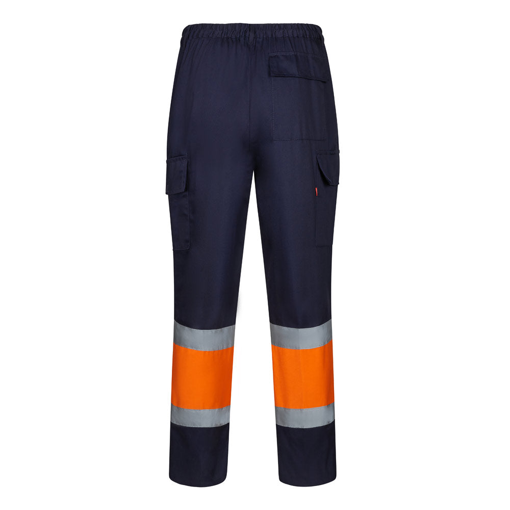 Vl Artemis. Two-Tone Trousers, In Twill (190G/M²), Cotton (20%) And Polyester (80%)