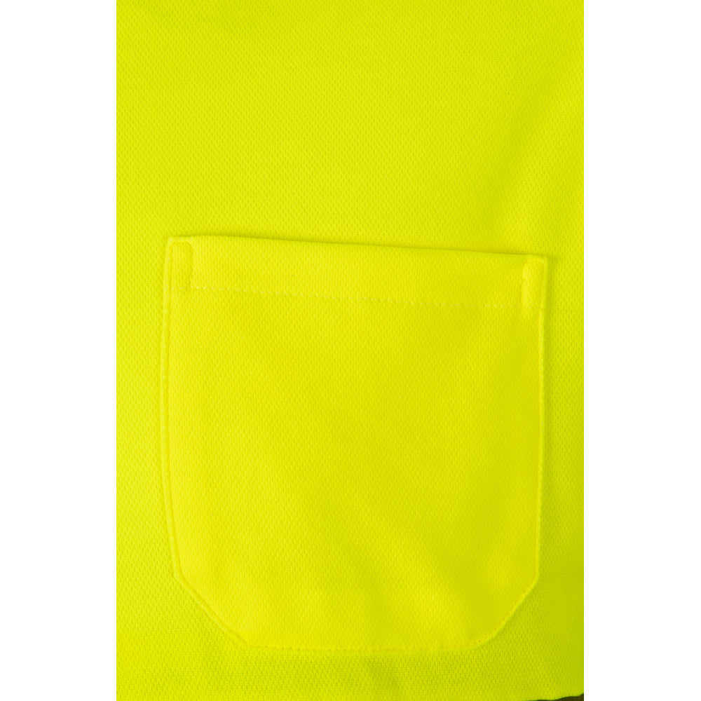 Vl Pluto Large. Two-Tone Piqué Polo Shirt (150G/M²) With Long Sleeves, In Cotton (55%) And Polyester (45%)
