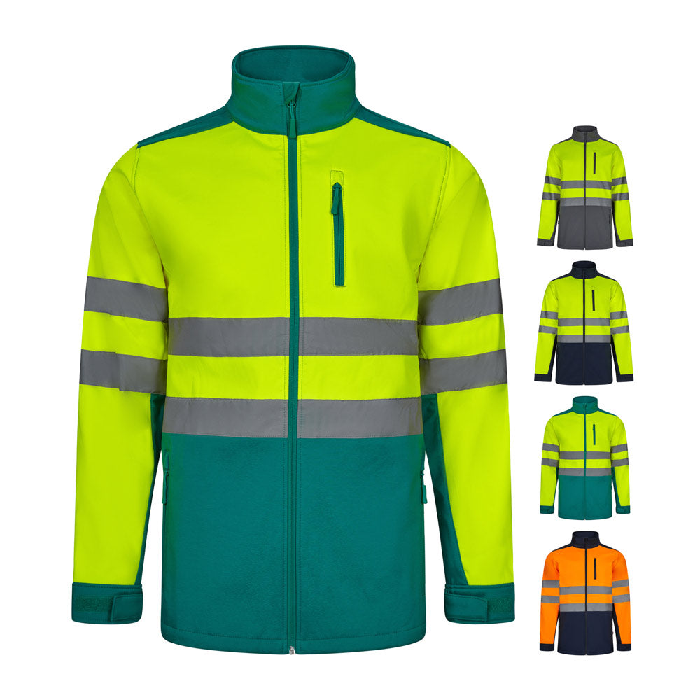 Vl Hestia Large. Two-Tone Soft Shell Jacket (280G/M²), With Fleece Lining And Tpu Membrane, In Polyester (96%) And Elastane (4%)