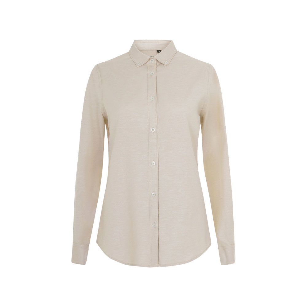 Vl Prithvi Women. Oxford Shirt (180 G/M²) For Women, Made From Cotton (50%), Polyester (45%) And Elastane (5%)