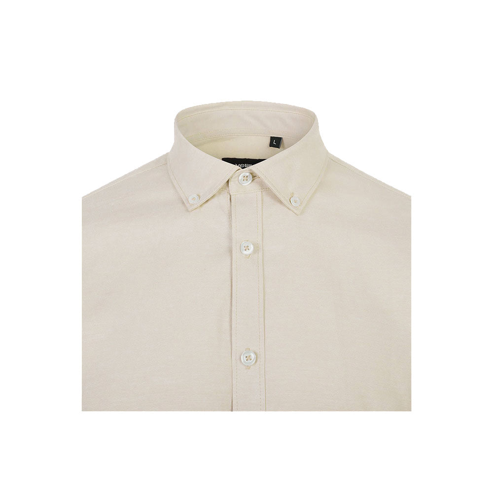 Vl Prithvi Man. Men's Oxford Shirt (180 G/M²) In Cotton (50%), Polyester (45%) And Elastane (5%)
