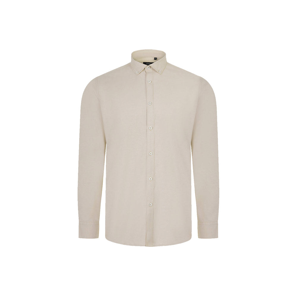 Vl Prithvi Man. Men's Oxford Shirt (180 G/M²) In Cotton (50%), Polyester (45%) And Elastane (5%)