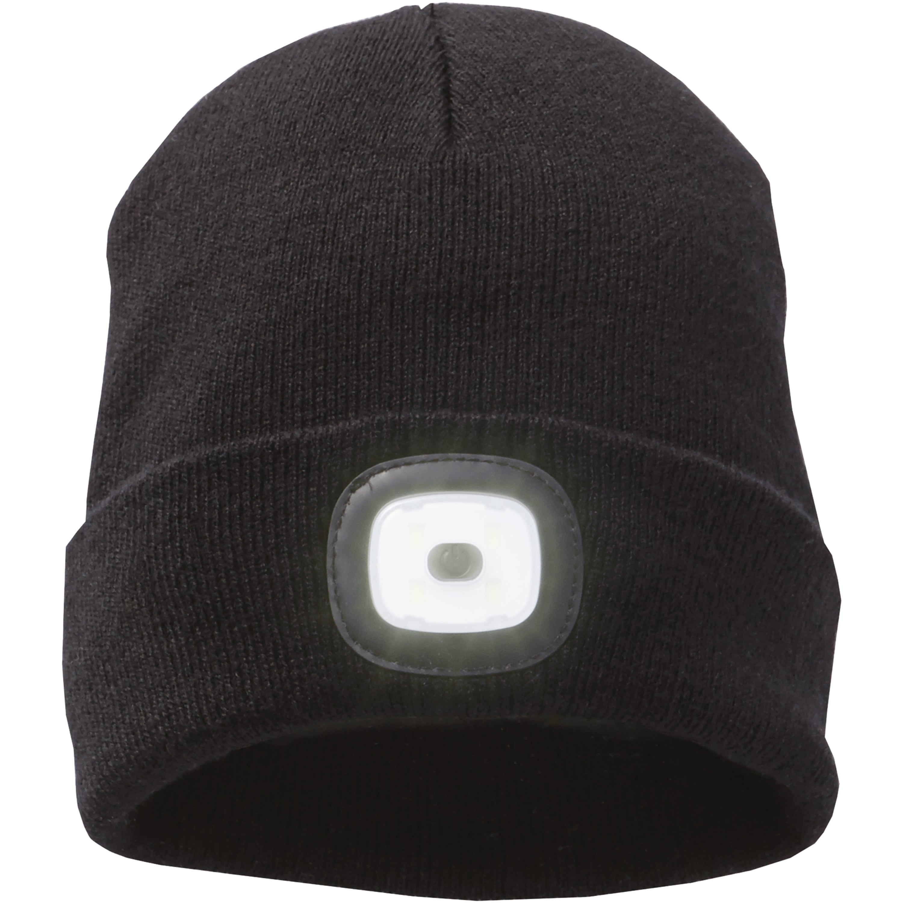 Knit Beanie with LED Headlight