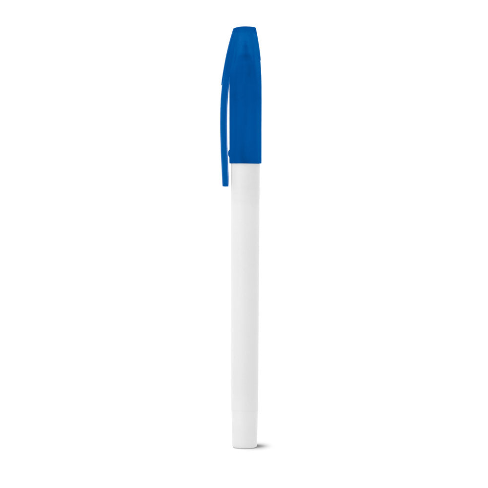 Jade. Pp Ball Pen With Coloured Cap