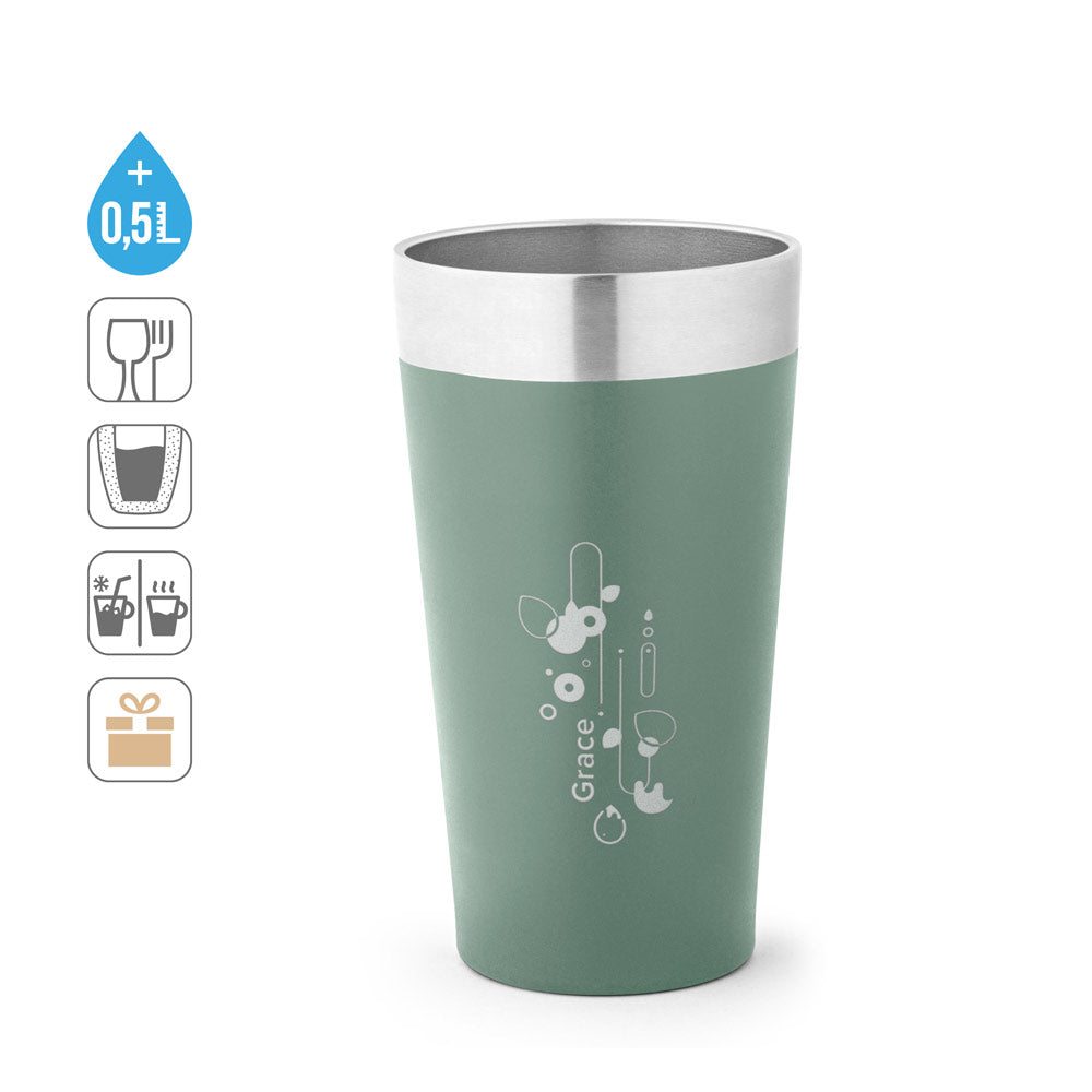 Grace. Stainless Steel Thermal Cup 540 Ml