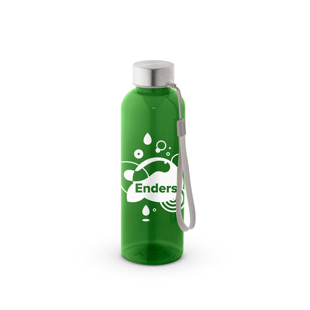 Enders M. Recycled Pet (100% Rpet) Bottle With Glossy Translucent Finish 600 Ml