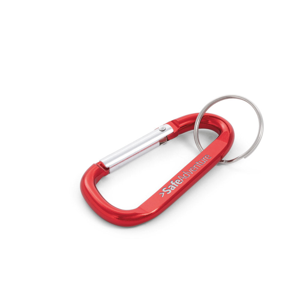 Matthew. Aluminium Carabiner With Keyring