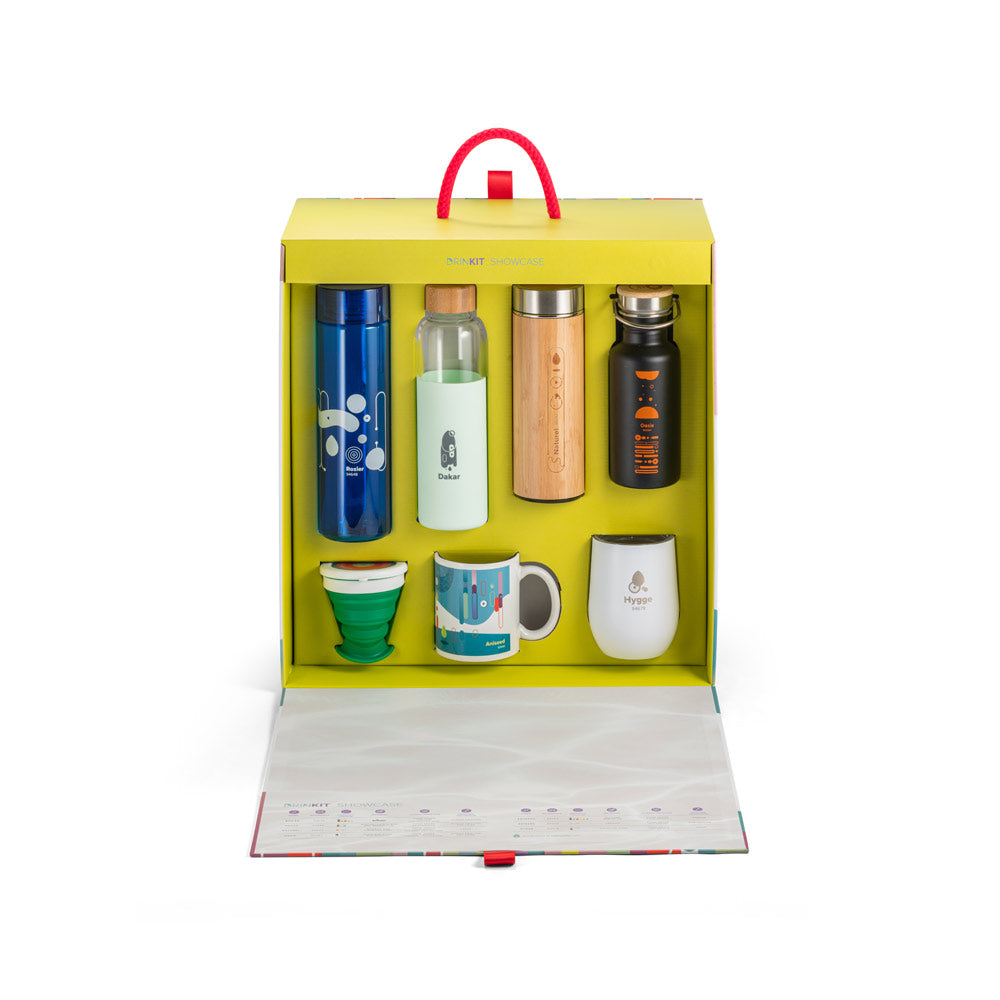 Drinkit Showcase. Customized Drinkware Showcase