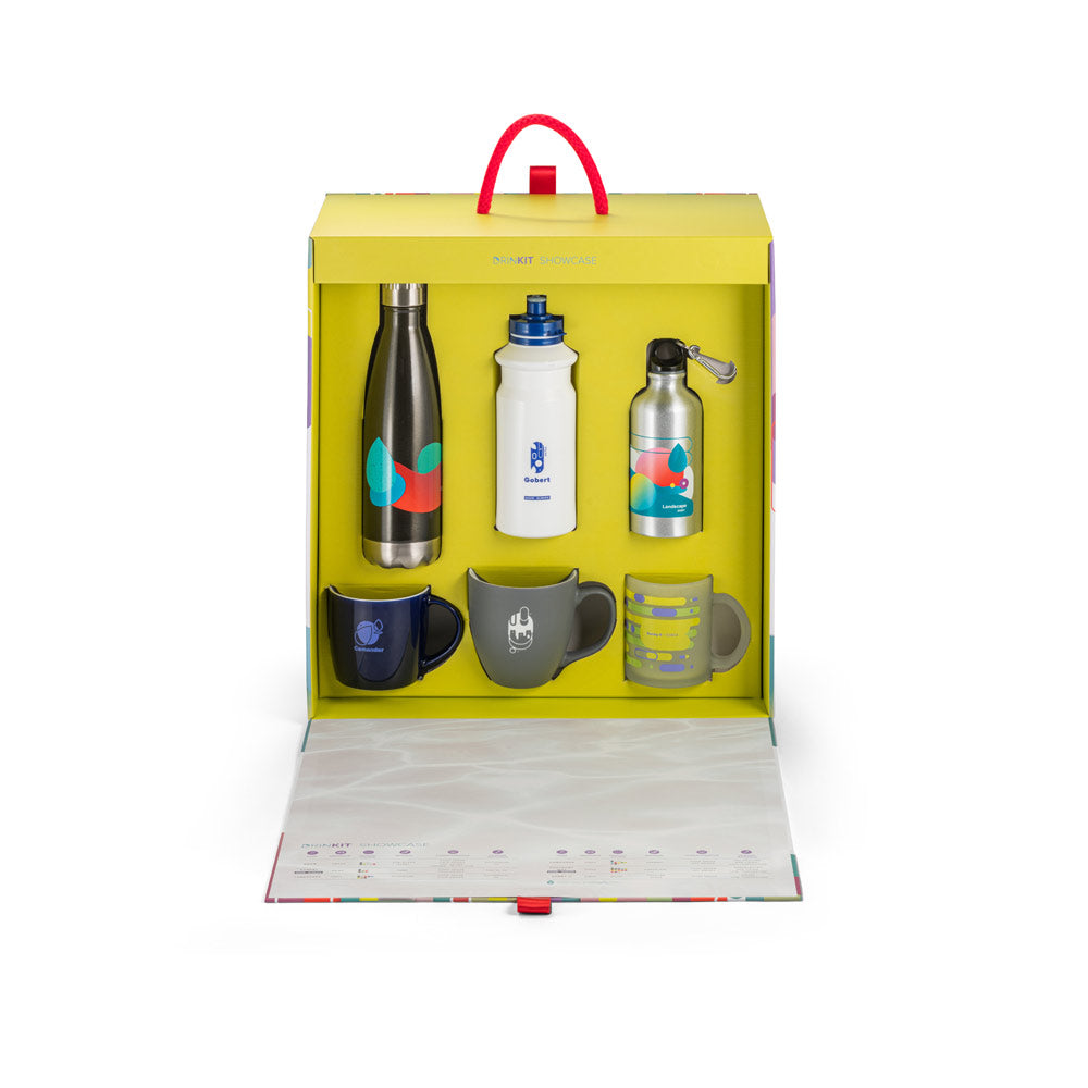 Drinkit Showcase. Customized Drinkware Showcase