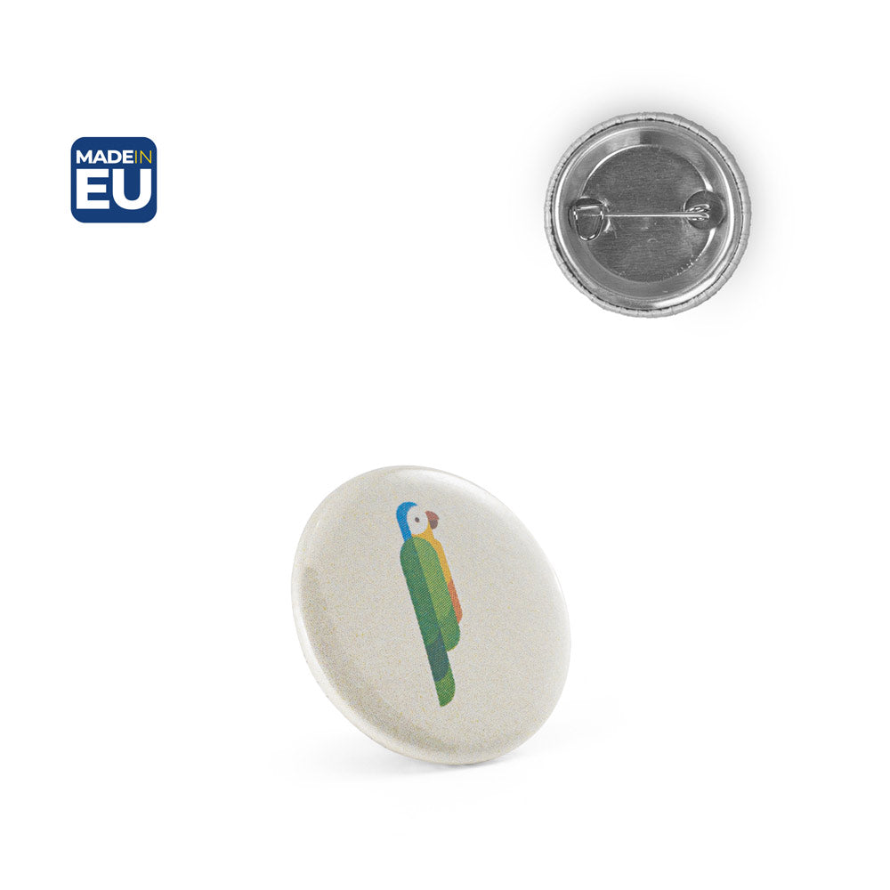 Button P'in 1. Button P'in 1. Button Pin Badge