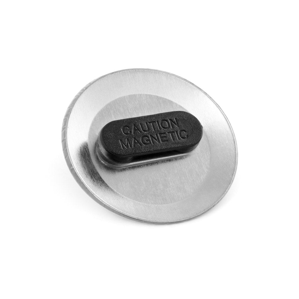 Button P'in 8. Button P'in 8. Button Badge With Double Magnetic Clasp