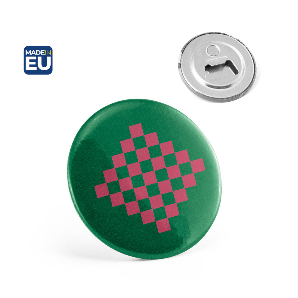 Button P'in 12. Button P'in 12. Magnetic Button Badge With Bottle Opener