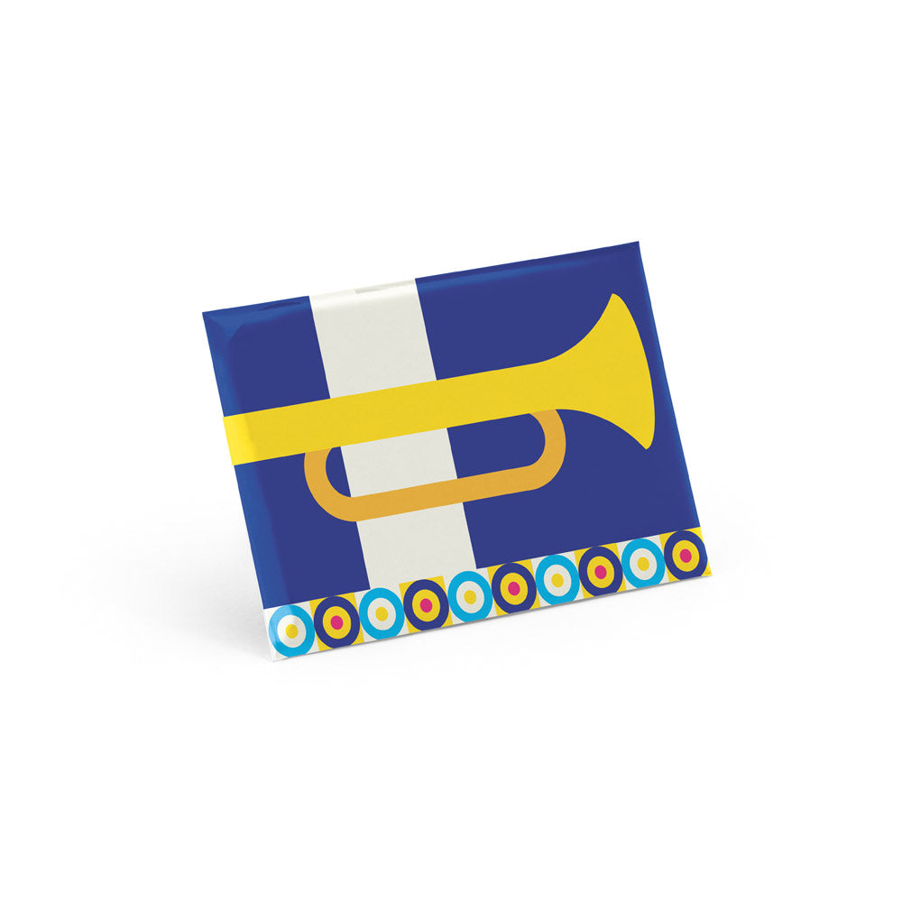 Button P'in 14. Button P'in 14. Horizontal Rectangular Pin Badge