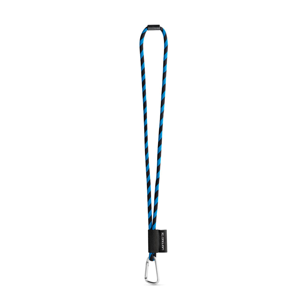 Set Lanyard Tube Long (Ø 7 Mm) With D-Shape Carabiner 55 Mm And Safety Lock Ø 7 Mm