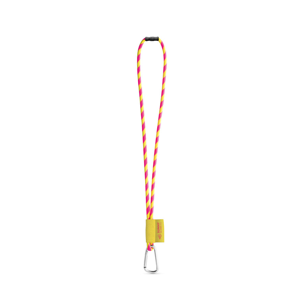 Set Lanyard Tube Long (Ø 7 Mm) With D-Shape Carabiner 55 Mm And Safety Lock Ø 7 Mm