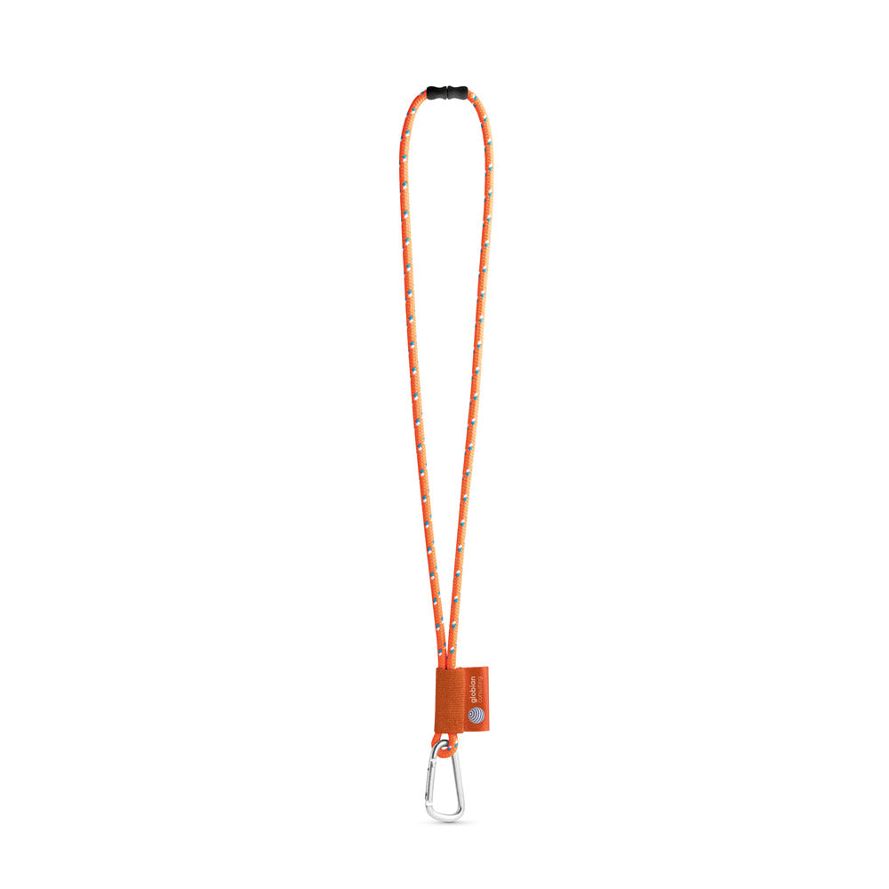 Set Lanyard Nautic Long (Ø 7 Mm) With D-Shape Carabiner 55 Mm And Safety Lock Ø 7 Mm