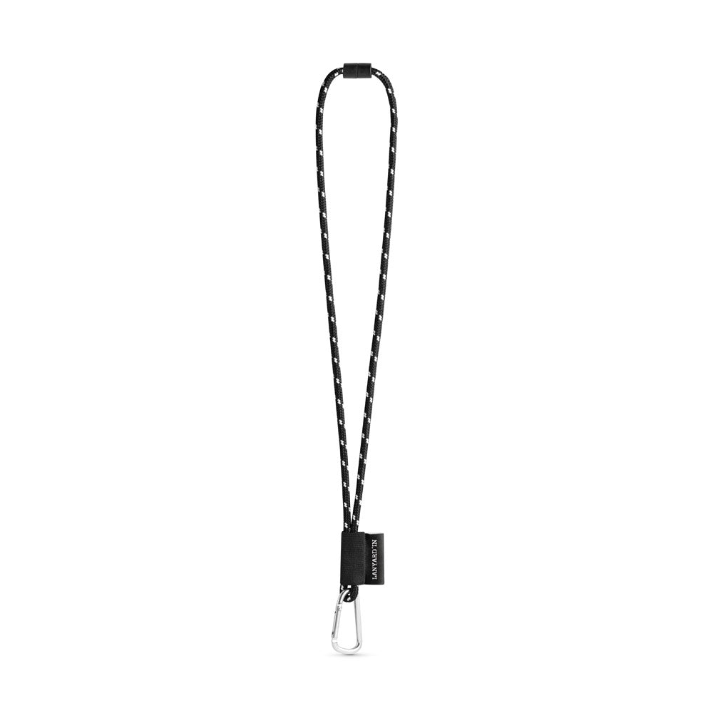 Set Lanyard Nautic Long (Ø 7 Mm) With D-Shape Carabiner 55 Mm And Safety Lock Ø 7 Mm